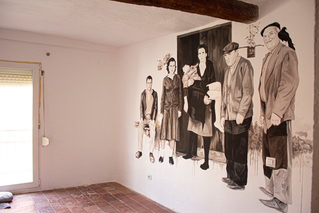 Mural de "Los Santos Inocentes"