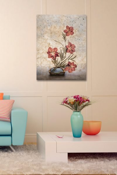 Pintura fotográfica floral